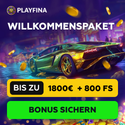 PlayFina Willkommensbonus