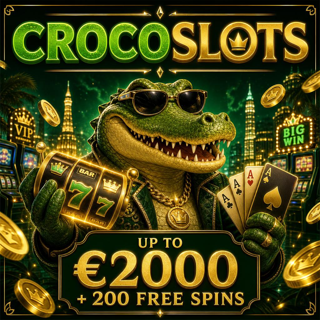 CrocoSlots Willkommensbonus