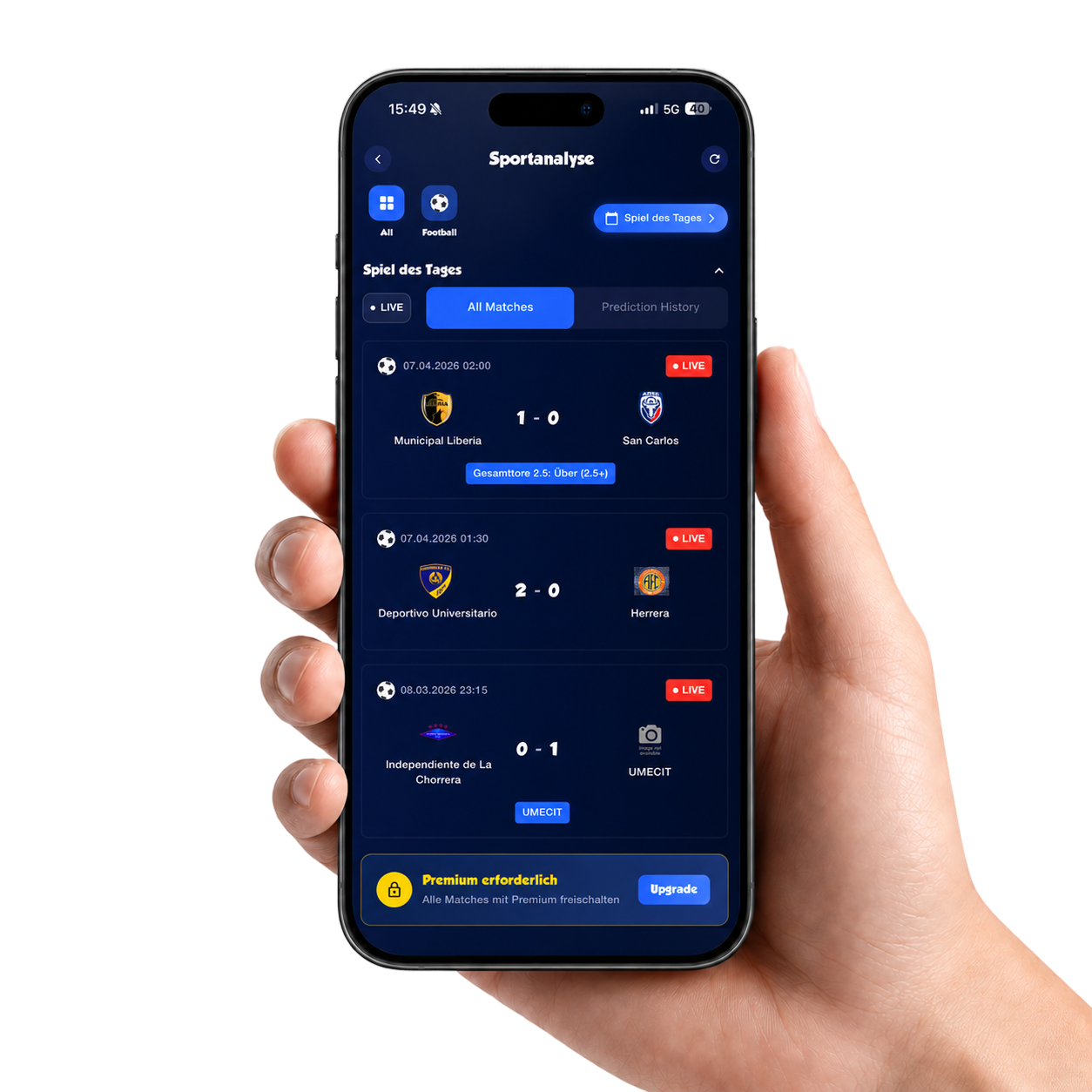PlayGambo App auf einem iPhone